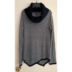 NWT Express Cowl Neck Asymmetrical Sweater Size Sm